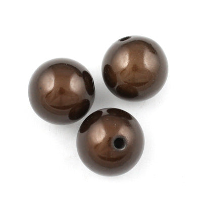 Top Quality 8mm Round Miracle Beads,Deep Coffee,Sold per pkg of about 2000 Pcs