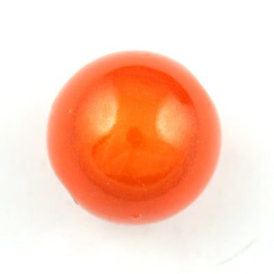 Top Quality 20mm Round Miracle Beads,Orange,Sold per pkg of about 120 Pcs