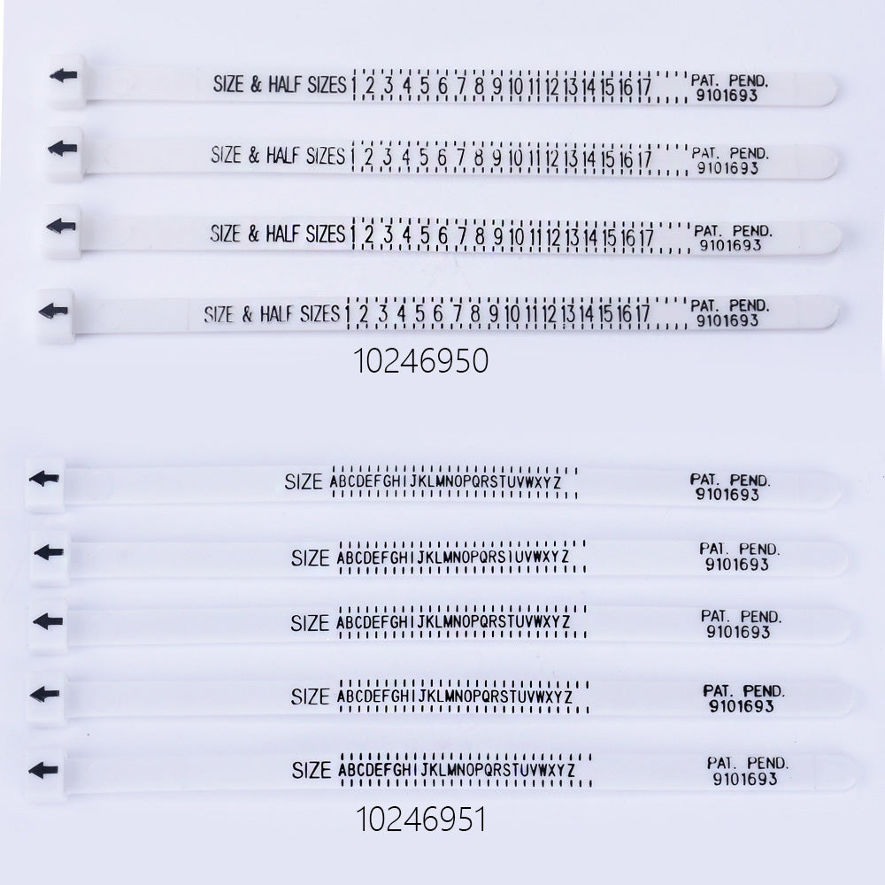 Plastic Ring Sizer Ring Sizing Tool Adjustable US UK