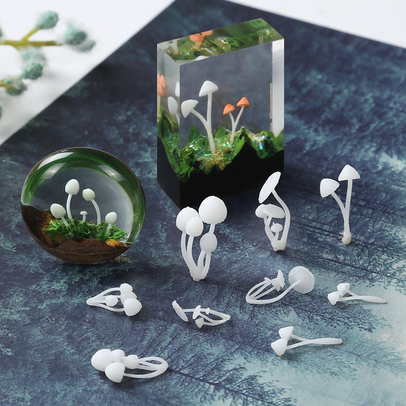 Mini 3D Mushroom Model Landscape Series Model filler For Resin Mold DI –  Rosebeading Official