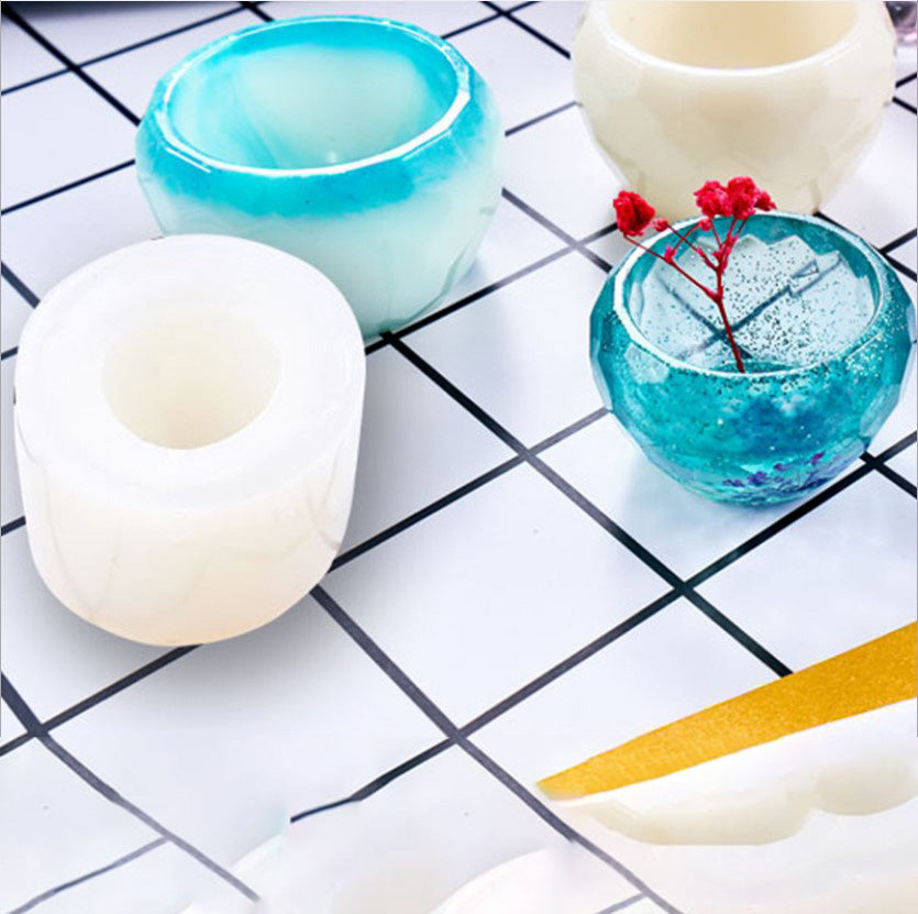 1 pcs DIY Small Plate Silicone Mold Heart Shaped Square Silicone Dish Mold Adorable Bowl Resin Molds-Table Decorations 103299