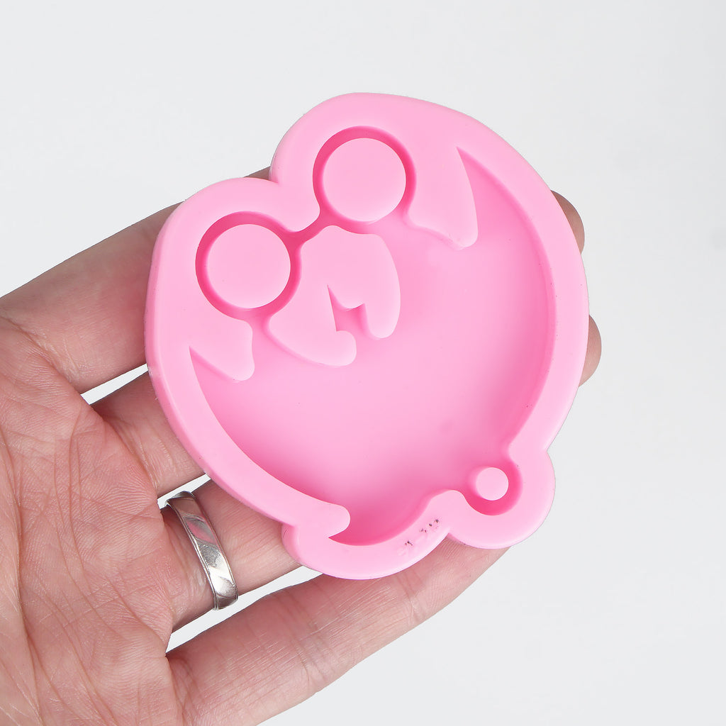 1 piece Harry Potter Mold Silicone Keychain Mold DIY Ornaments Molds For Boy's Gift 10336550