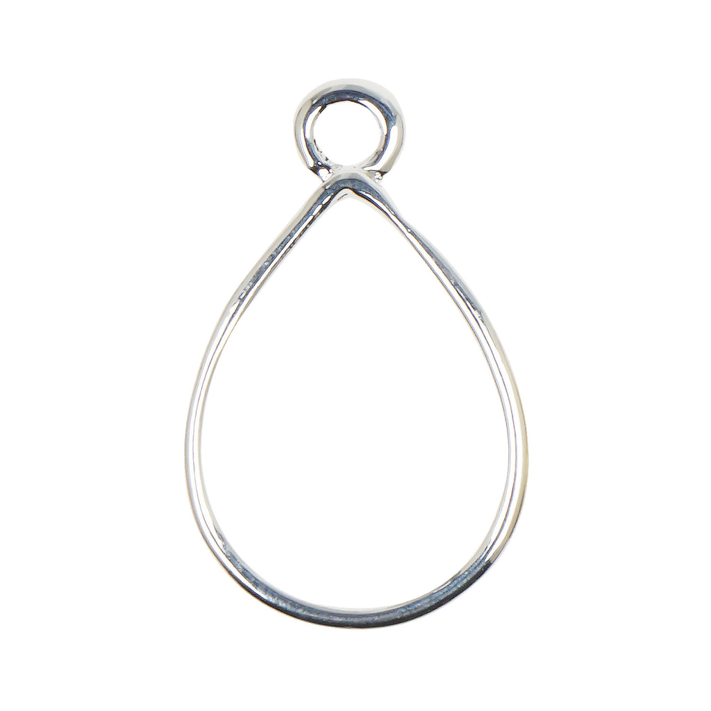12*17mm Teardrop Open Back Bezel Pendant open bezel setting Teardrop Charms Jewelry making 10pcs 103883