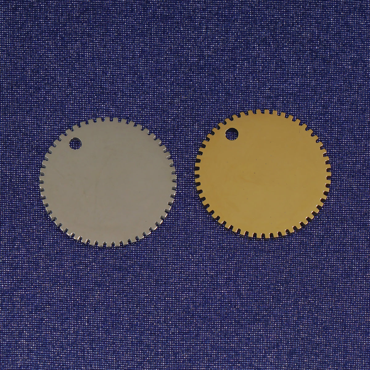 3/4 High Polish Stainless steel Round Gear Shape Stamping Blanks