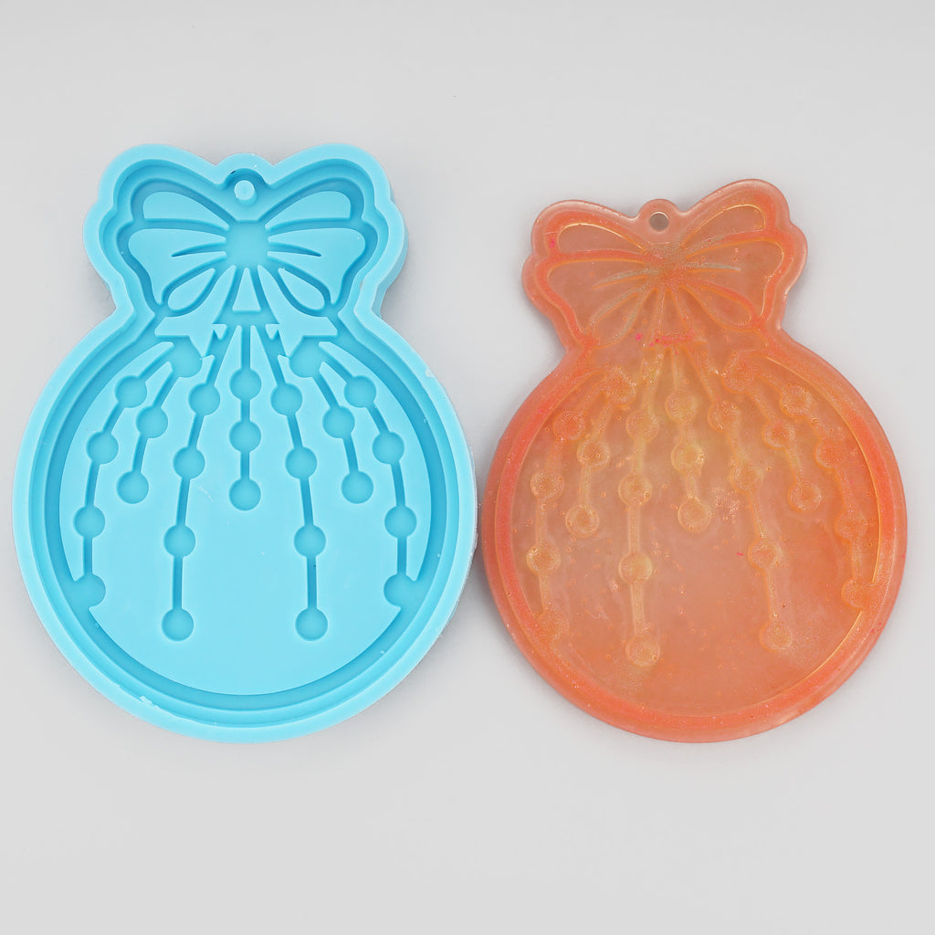 1pc Silicone Christmas Ornament Molds Resin Epoxy Mold for Making Craft 10397150