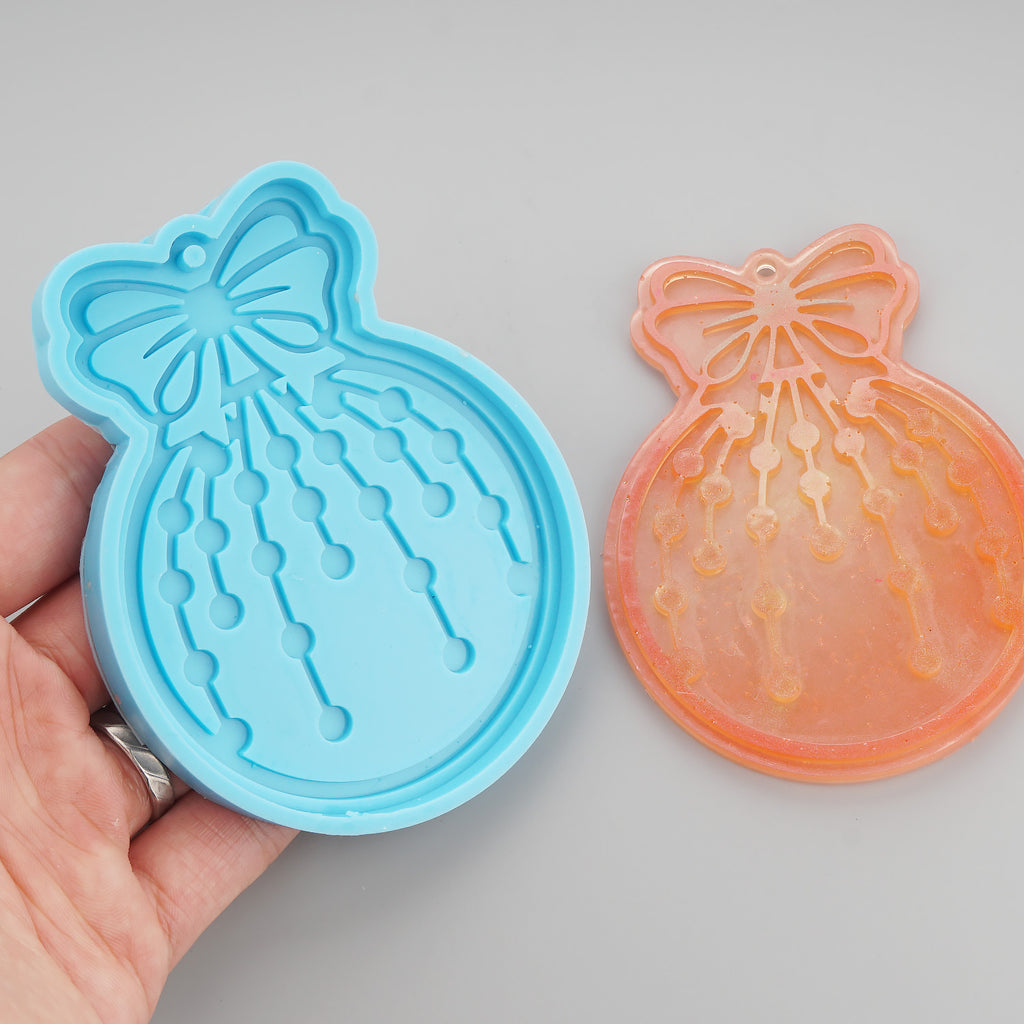1pc Silicone Christmas Ornament Molds Resin Epoxy Mold for Making Craft 10397150