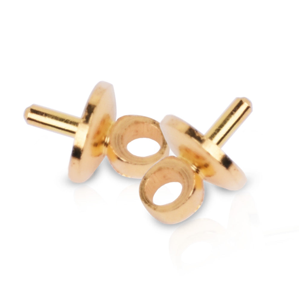 5mm gold buckle Clasps cap for the mini glass ball Glass Cap Buckle 10pcs