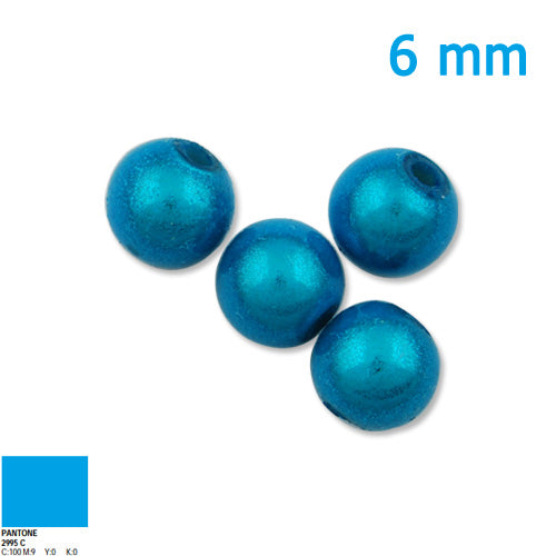 2013-2014 New style Top Quality 6mm Round Miracle Beads,Bitingly blue,Sold per pkg of about 4500PCS