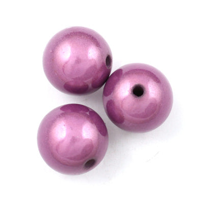 Top Quality 8mm Round Miracle Beads,Purple,Sold per pkg of about 2000 Pcs