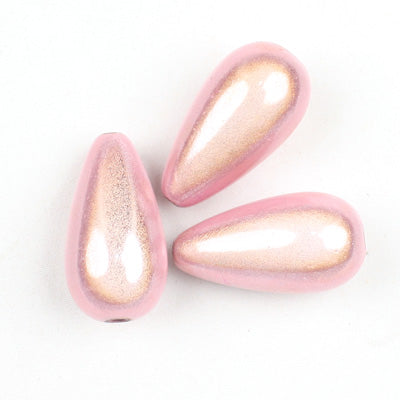 Top Quality 12*23mm Teardrop Miracle Beads,Silk,Sold per pkg of about 310 Pcs