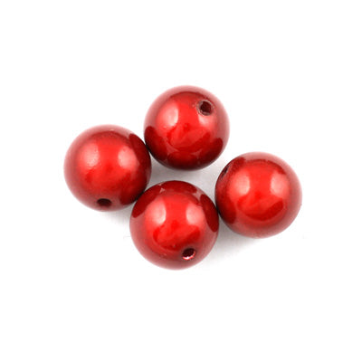 Top Quality 4mm Round Miracle Beads,Dark Red,Sold per pkg of about 16000 Pcs