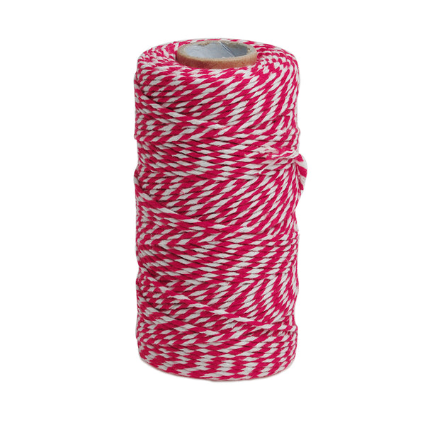 Colored Cotton Twine,2 Ply(100 Yards/spool) Red Cotton Baker's Twine,Cotton Bakers Twine DIY Twine,sold 1 Pcs/lot