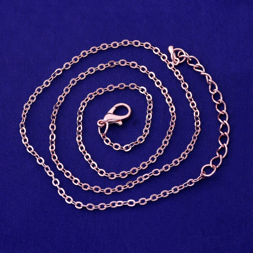 18" rose gold Necklace Chain Metal chains Bracelet chains bulk Custom jewelry 20pcs 10162706