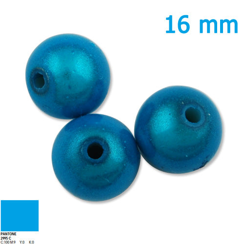 2013-2014 New style Top Quality 16mm Round Miracle Beads,Bitingly blue,Sold per pkg of about 230PCS