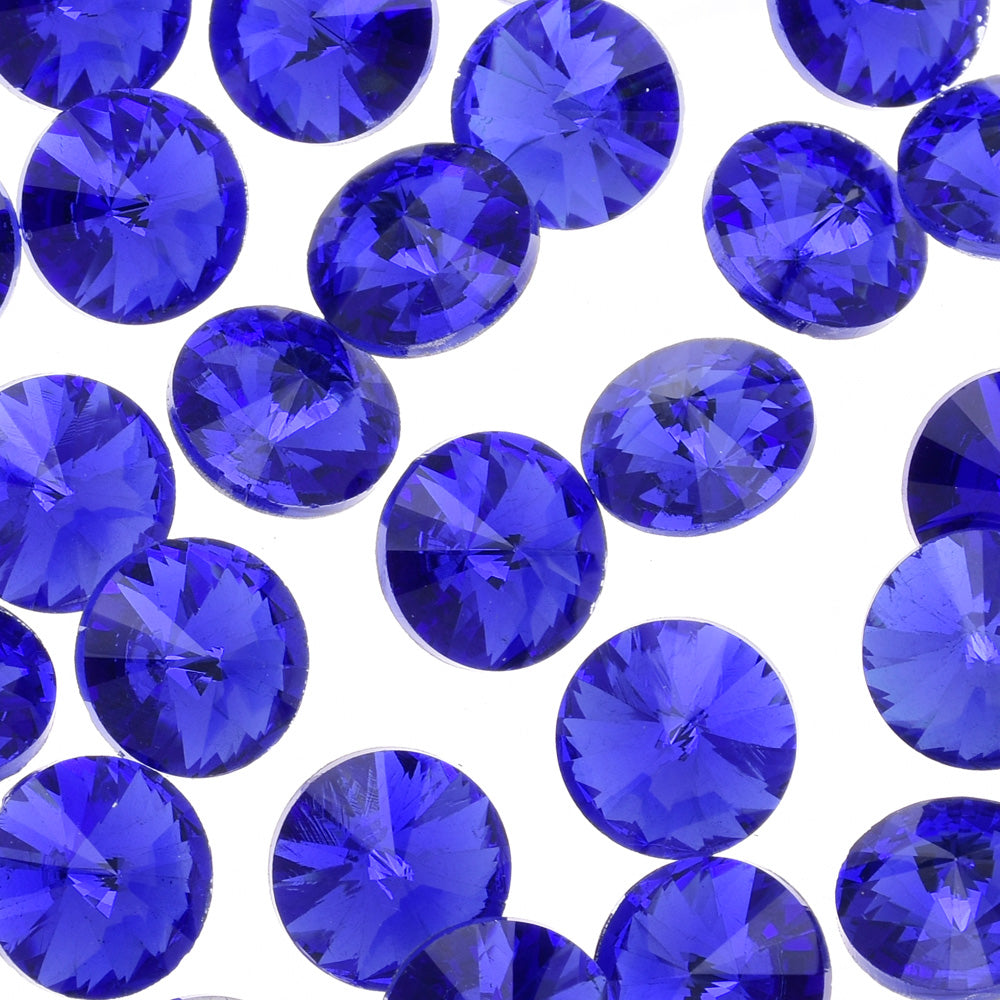 10mm Pointed Back High Quality Rhinestone Round point crystal Rhinestone Crystal Wedding Accessories light blue 50pcs 10181752