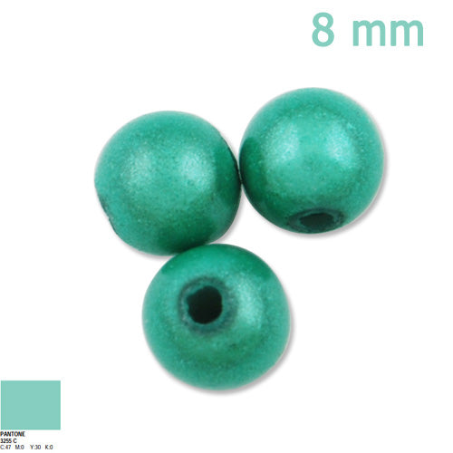 2013-2014 New style Top Quality 8mm Round Miracle Beads, mint green,Sold per pkg of about 1800PCS