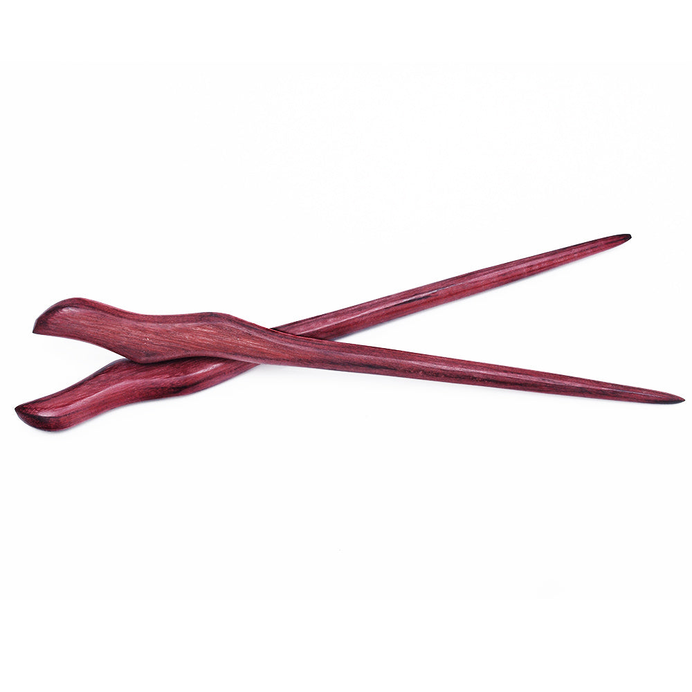 185mm Wooden Hair Pin Stick,Sandalwood hair stick,Jewelry Findings,Violet,Thickness 9mm,sold 1pcs /lot