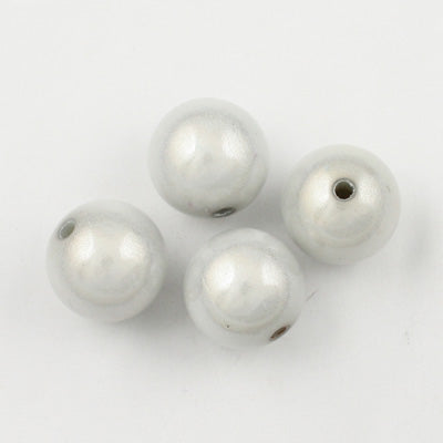 Top Quality 6mm Round Miracle Beads,White,Sold per pkg of about 5000 Pcs