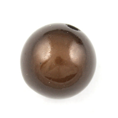 Top Quality 25mm Round Miracle Beads,Deep Coffee,Sold per pkg of about 60 Pcs