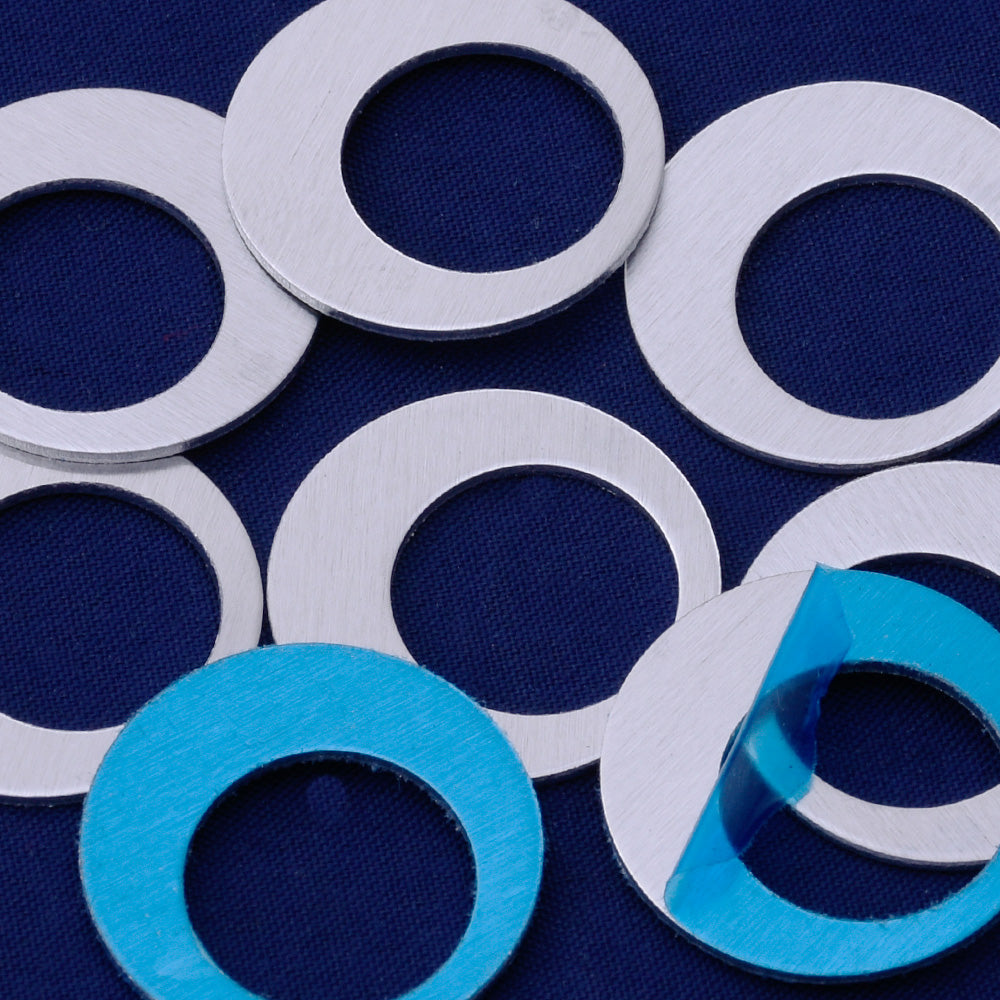 20pcs about 7/8"（22mm ） tibetara® aluminum round disc washer Stamping Blank supplies Metal Fantastic Shine 18 Gauges