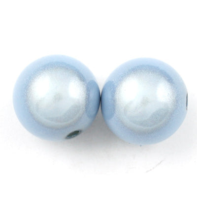 Top Quality 16mm Round Miracle Beads,Ice Blue,Sold per pkg of about 250 Pcs