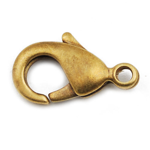 Brass Lobster Clasp,14*7 MM,Antique Bronze,Sold 200pcs per pkg