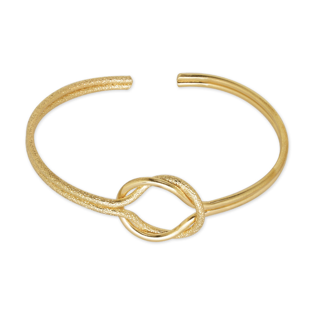 60mm Brass Adjustable Knot bracelet twist knot bracelet bridesmaid knot bracelet tie the knot bracelet custom bracelets plated gold 1pcs