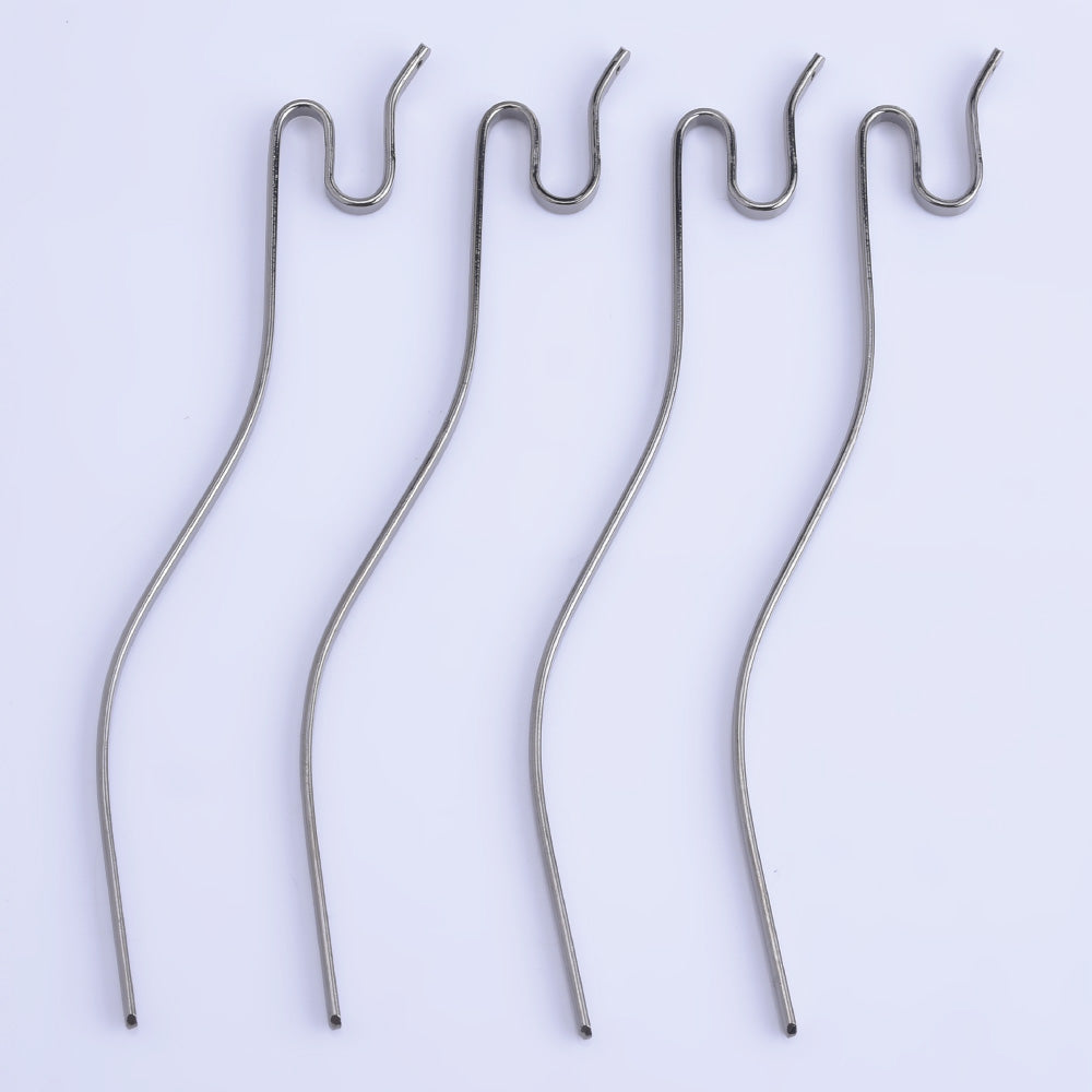 135mm Iron Snake Hair Stick Hair Pin Hair Clip Hair Stick minimalist modern Hair Accessory hair jewelry Gun black 10pcs