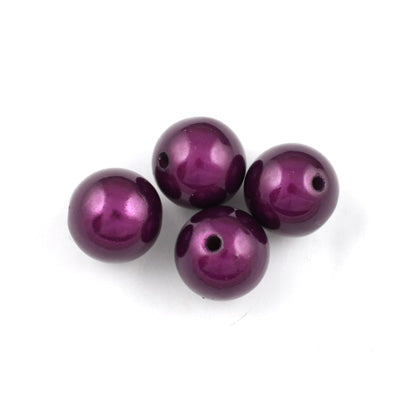 Top Quality 5mm Round Miracle Beads,Dark Purple,Sold per pkg of about 7300 Pcs
