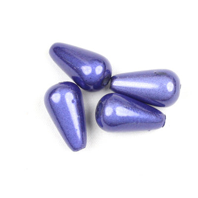 Top Quality 6*10mm Teardrop Miracle Beads,Deep Blue,Sold per pkg of about 2800 Pcs