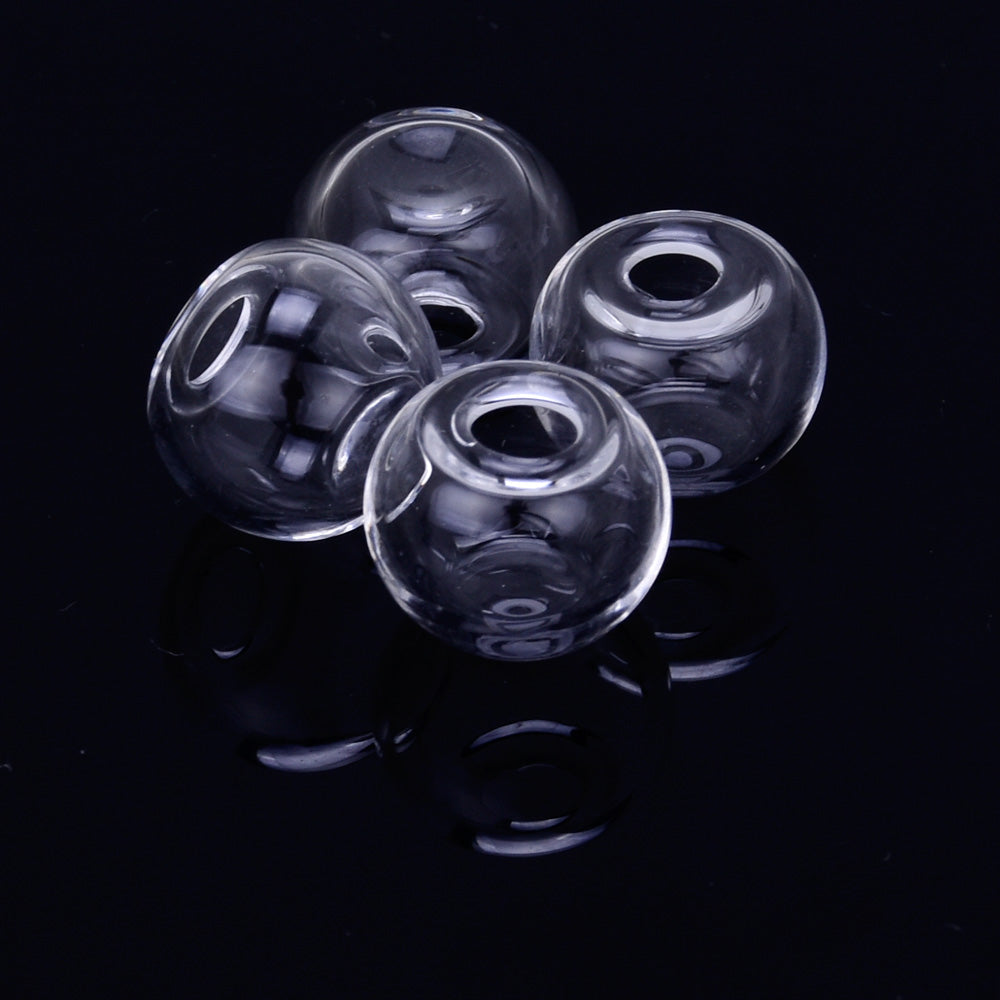 Glass bottles wishing necklace earrings Accessories 10*7mm glass Vials 2.5mm Aperture size 20pcs 10166050