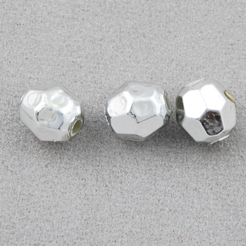 6.2*6 MM Coated Beads,Imitation Rhodium,Sold per by one package of 4800 PCS