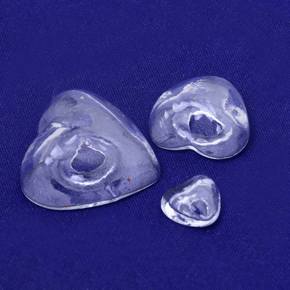 10*10mm Glass Heart Perfume Bottle Heart Shape Glass Bubble vials bottles clear glass bottle DIY Jewelry supplies 10pcs