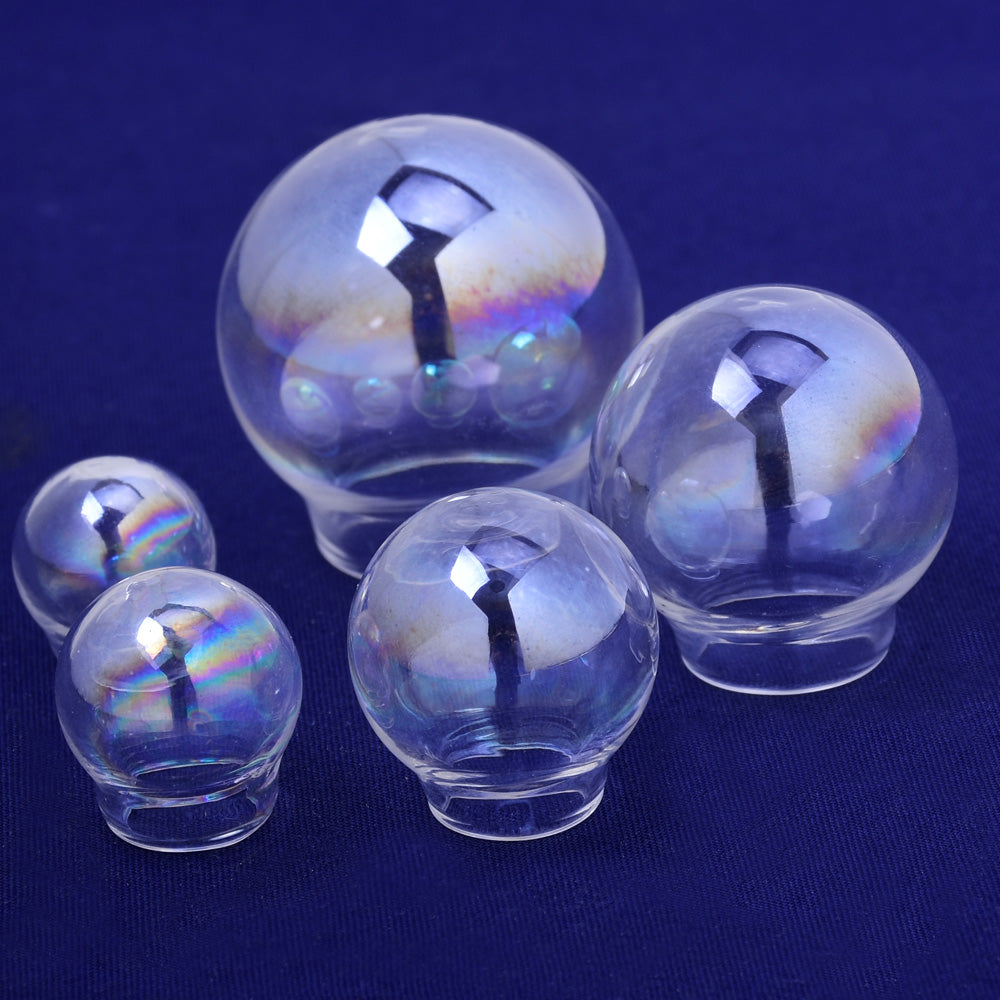 30mm Globe Glass Bottle Glass Dome Miniature Bottles Make a wish pendant DIY bottle pendant Glass Jewelry 10pcs