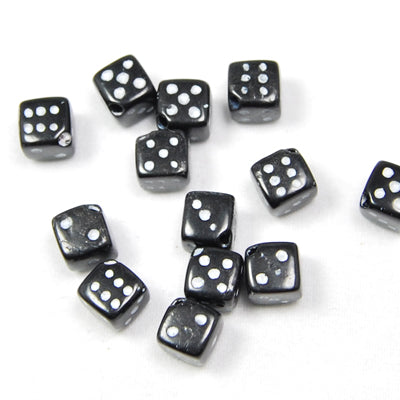 6*6MM Cube Dice Beads Acrylic Mixed Dice,Sold per PKG of 2400 PCS