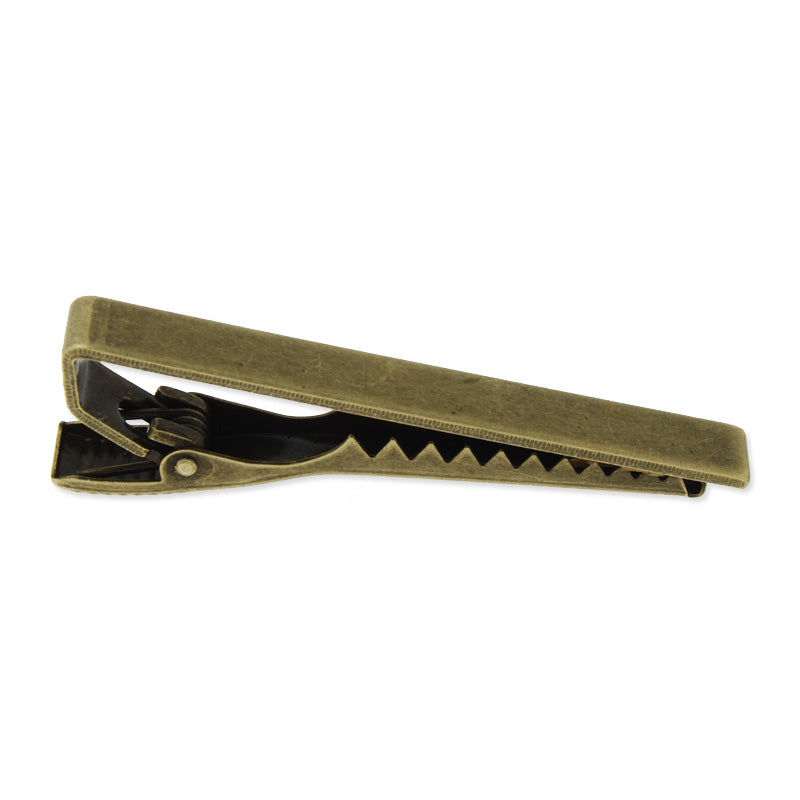 50MM Tie Clip Bar,Brass filled,Antique Bronze plated,10 Pieces/lot