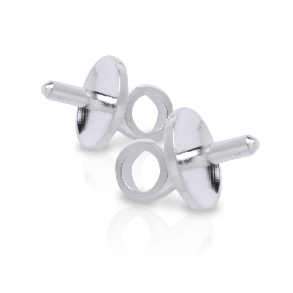 5mm silver buckle Clasps cap for the mini glass ball Glass Cap Buckle 10pcs
