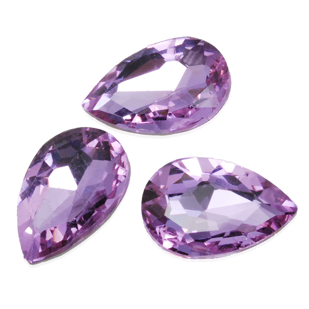 30*20mm Crystal Purple Cushion Cut Foiled Crystal Teardrop Fancy Stone,4327,Cushion Cut Stone,10pcs/lot
