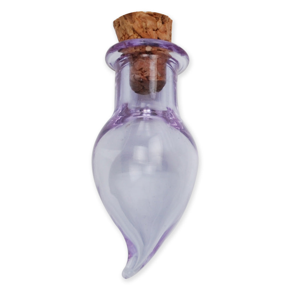 13 * 28mm  Purple chili shape Tiny corked vial empty small glass bottle,wishing bottle,glass jar,tiny corked bottle,empty glass bottles,10pcs/lots