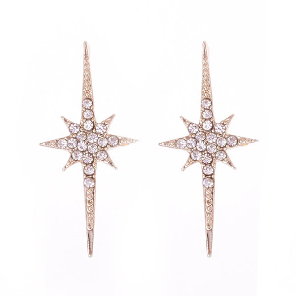 Diamond Gemstone Earrings pendant fashion charm Bracelet Handmade Mother's Day Gift 1.4*3.2cm star 20pcs 10177850
