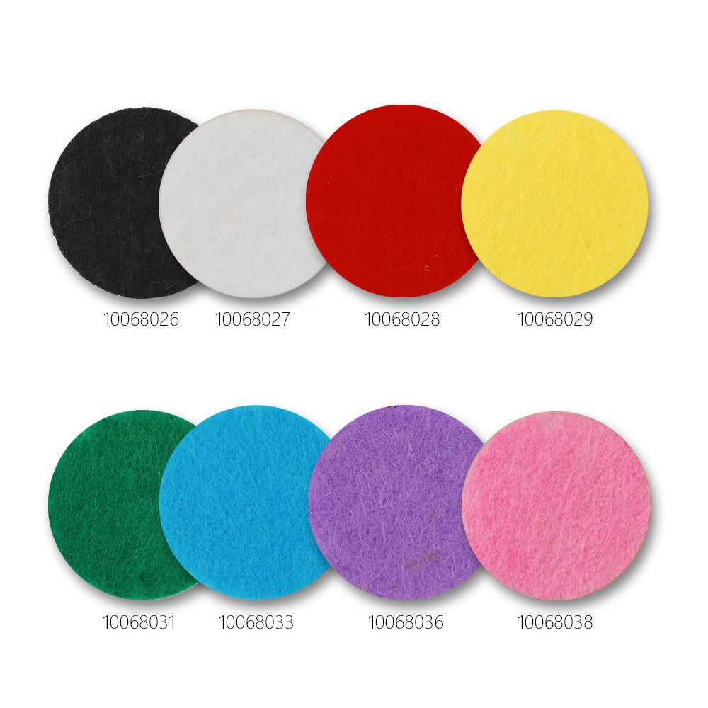 20 Perfume Pads for Essential Oil Diffusing Perfume Locket Pendant,25mm oil pads,mixed color