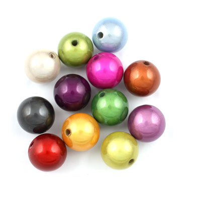 Top Quality 7mm Round Miracle Beads,Mix colors,Sold per pkg of about 2800 Pcs
