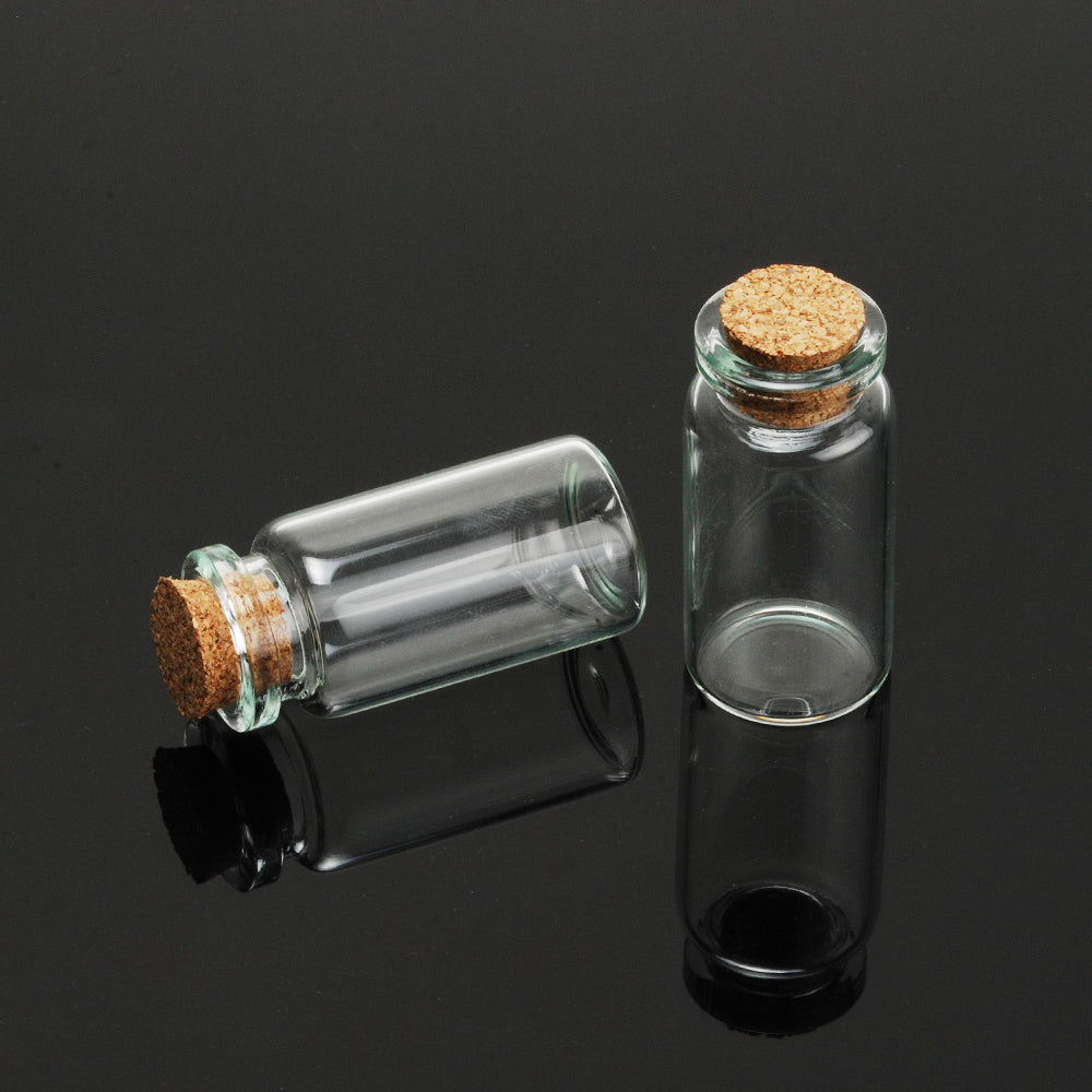 small cute glass jar and bottles