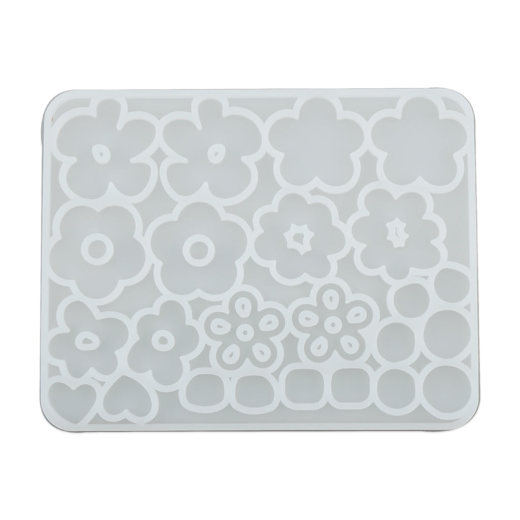 1 pcs Shiny Silicone Flower Earring Mold, DIY Handmade Earring, Resin Mold for jewelry making 10405450
