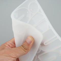 1 pcs Shiny Silicone Geometrical Earring Mold, Epoxy Resin Mold for jewelry making 104055