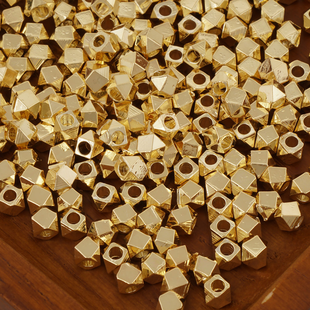 5mm Flower Bead Cap, Gold Filled (25 Pieces)