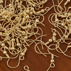 50 PCS 14k gold filled earring hook blank french earwire hook minimalist Wire Ear Findings 104076