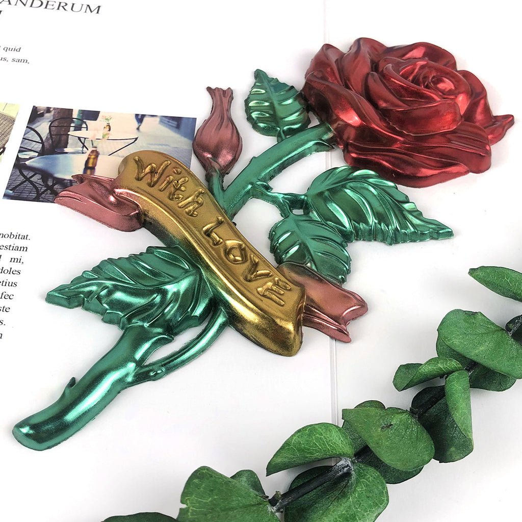 1PC Silicone Rose Flower Mold for resin, Living room decoration mold, hanging decoration mold 10411150