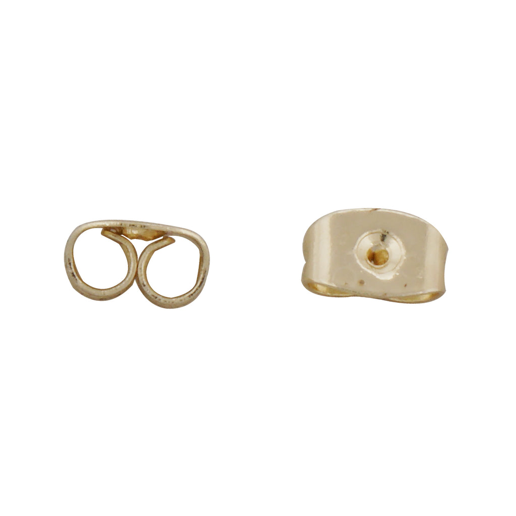 100PCS 14k Gold Filled Earring Nuts, Butterfly Earring Stopper, Earrin –  Rosebeading Official