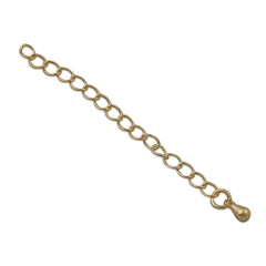 14K Gold Filled Teardrop Chain Extender for Necklace Bracelet Supply Component findings Extenders 20pcs 10424051
